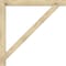 Ekena Millwork Traditional Block Rough Sawn Bracket, Douglas Fir, 4"W x 48"D x 48"H BKT04X48X48TRA05RDF - alternate 4